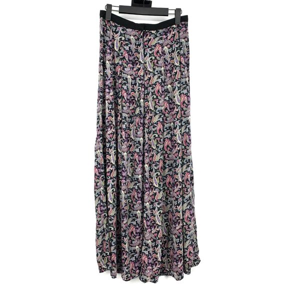 Staring at Stars Pants Black Paisley Print Wide Leg Palazzo Boho - Picture 1 of 10